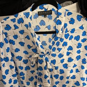 Secretary shirt, plaid size, ELOQUII